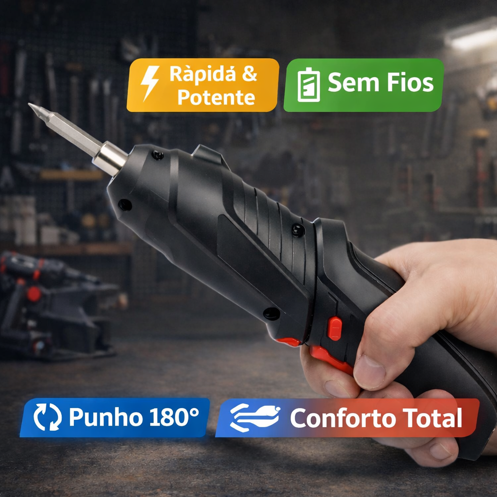 Aparafusadora elétrica