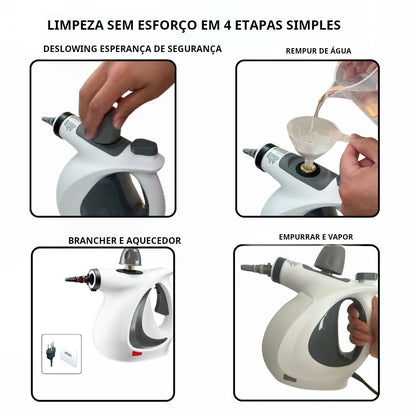 Vapor Pro™ – Limpeza Multiusos 5 em 1