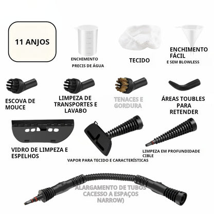Vapor Pro™ – Limpeza Multiusos 5 em 1