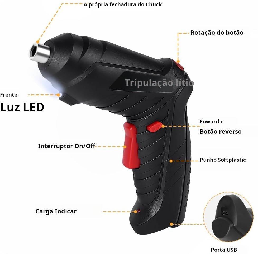 Aparafusadora elétrica